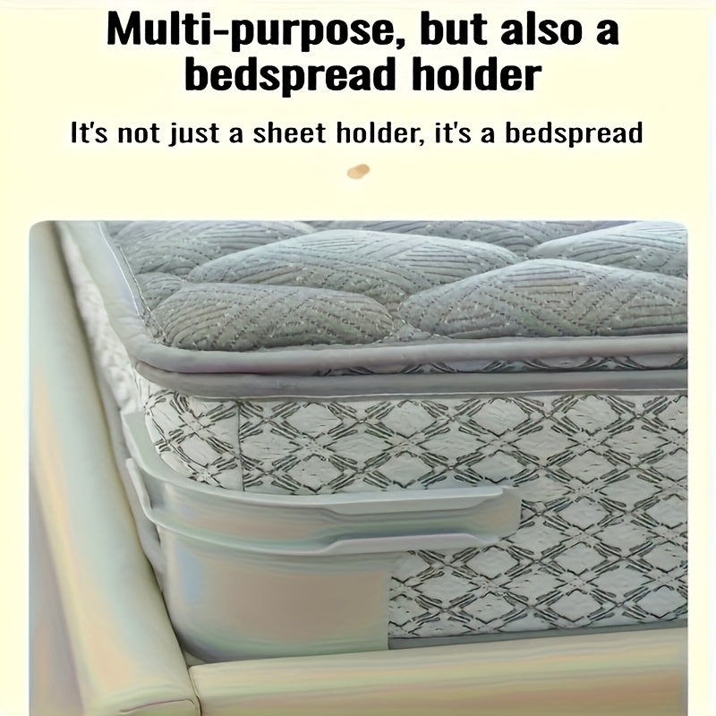 1 Set of 4 Invisible Fitted Sheet Holders