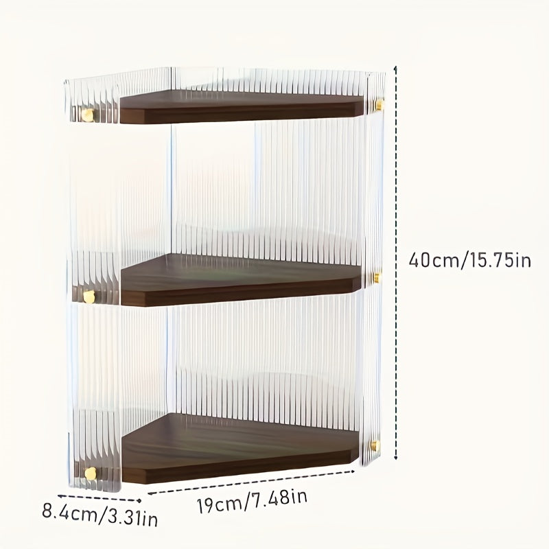 3-Tier Corner Bathroom Counter Organizer