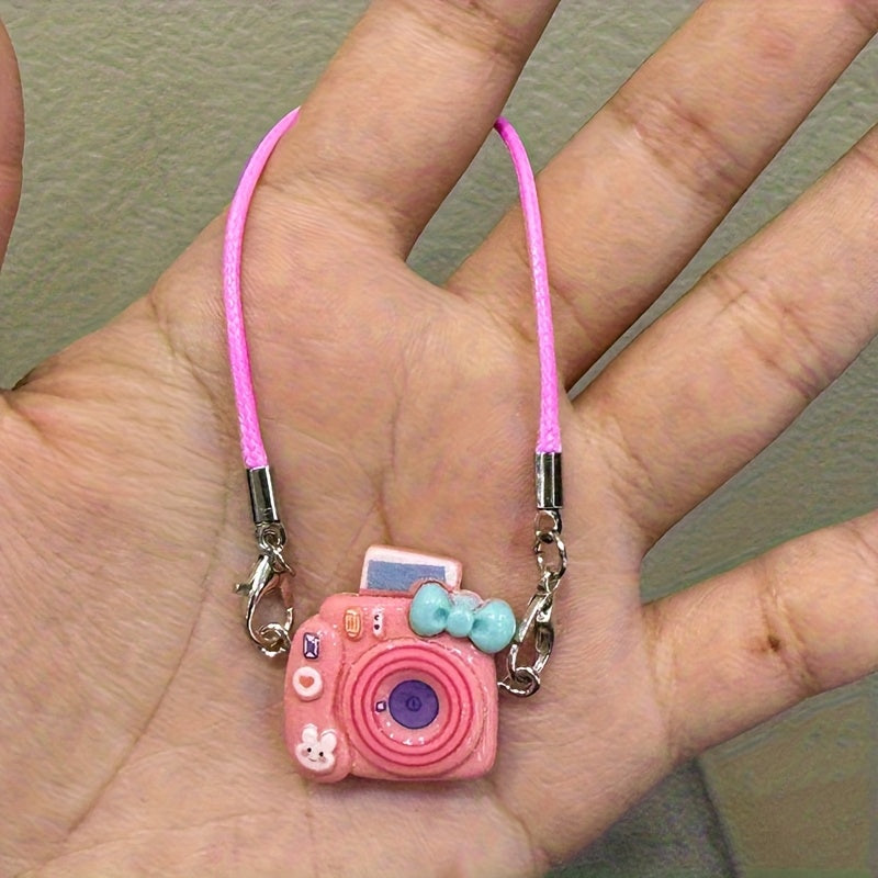 1-Pack Mini Camera Model, White ABS Resin Material, No Electricity Required, Perfect for Doll House Decoration, 18+ Age Group