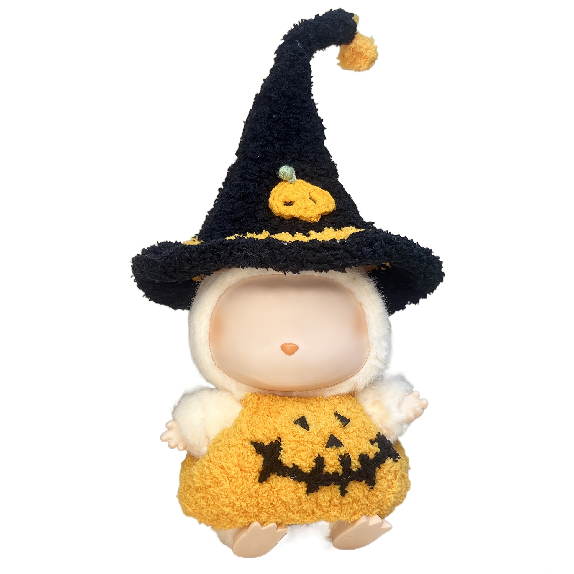 No Doll Included, labubu Doll Clothes & Accessories | Labubu High-End Fashion Clothing and Accessories, Pure Handwoven Halloween Pumpkin, Cute Chic. Suitable for Labubu V1/V2/V3