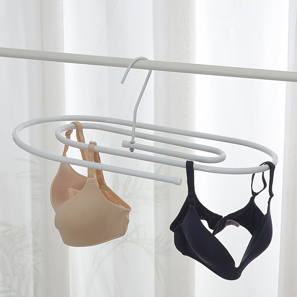 [Rotating Metal Drying Rack] 360-Degree Rotating Spiral Home Drying Rack - Metal Hanger for Quilts and Bed Sheets - Easy Installation, Bedroom Organizers And Storage