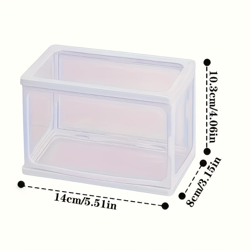 LABUBU Doll Display Stand | Stackable Organizer | Dual Mode Standing/Sitting Display Case, Suitable for Labubu Figures | Acrylic Cabinet Protects Your Collection | Popular Art Toy Gift for Collectors