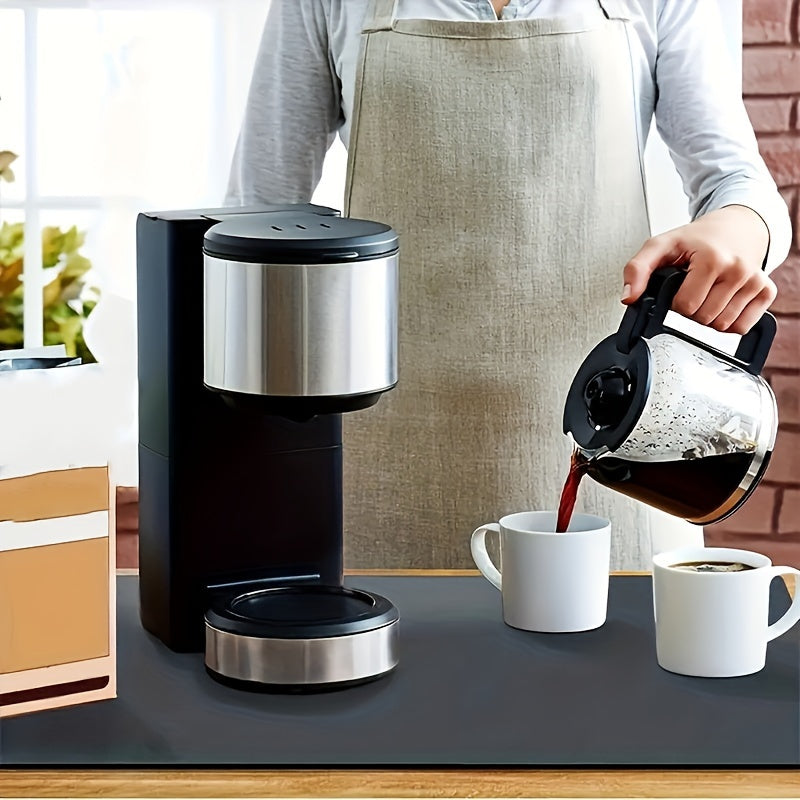 1pc Geometric Soft Diatomal Technology Cloth Drying Mat - Super Absorbent, Anti-Slip, Wear-Resistant, and Easy to Clean - Perfect for Coffee Machine, Patio Table, and Kitchen Countertop Decoration, Household Supplies