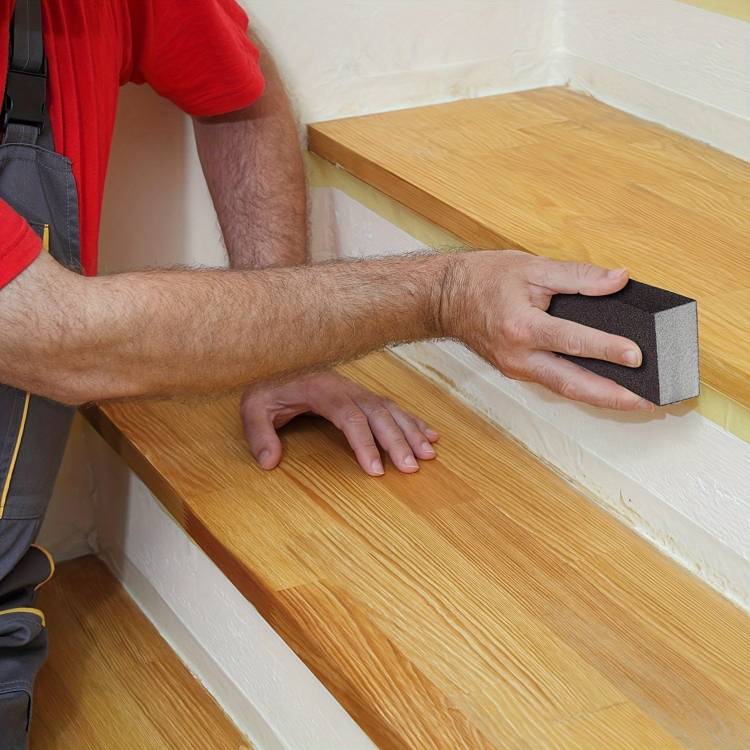 1/3/6/9pcs, Emery Magic Wipe, Pot Bottom Cleaning Descaling Sponge, Pot Sponge Brush, Iron Rust Removal Sponge, Dishwashing Sponge Block, Scouring Pads, Power Decontamination, Cleaning Supplies, Cleaning Tool, Back To School Supplies