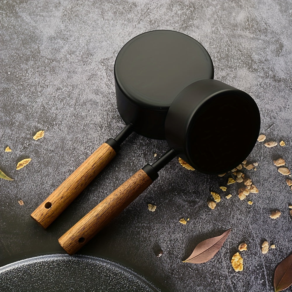 4/8pcs Acacia Wood Handle Measuring Cup and Spoon Set