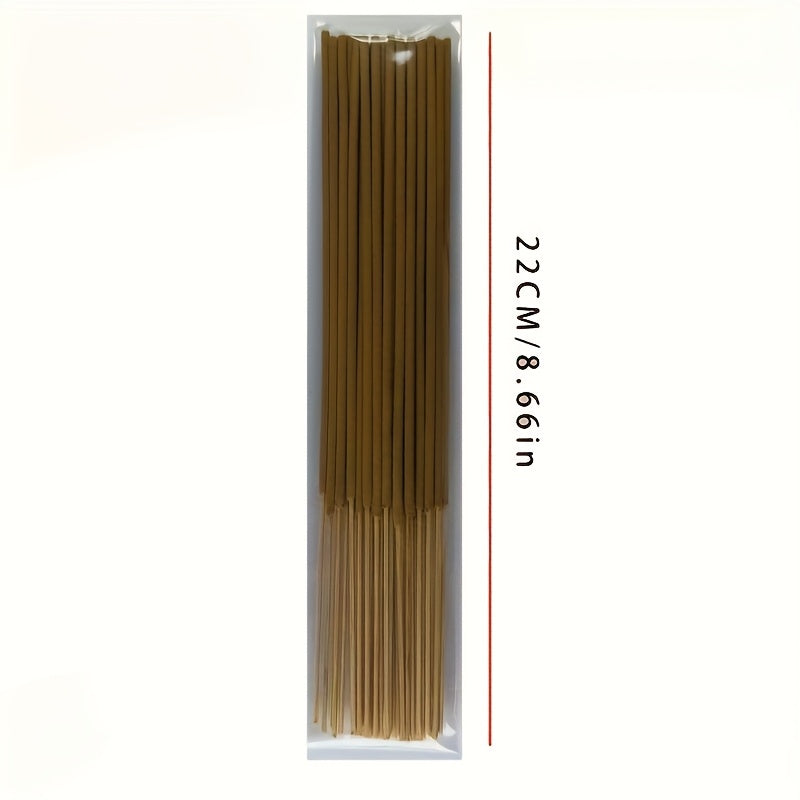 12/28/55/110/202pcs Sandalwood Cappuccino incense Sticks, 22.0 cm, spiritual items,Suitable for Yoga and Meditation, Purify the Mind, Eliminate Negative Energy, Relaxation, Office Use, Reading,Home Fragrance- Perfect Gift