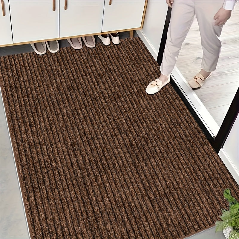 Entryway Mat, Dog Door Mat Indoor Door Mat for Entrance, Non Slip Absorbent Low Profile Front Doormat, Rubber Backing Indoor Outdoor Entrance, Trapping Welcome Mats, Dog Door Mat for Muddy Paws Absorbs Moisture, Washable Mat, Quick Dry mat