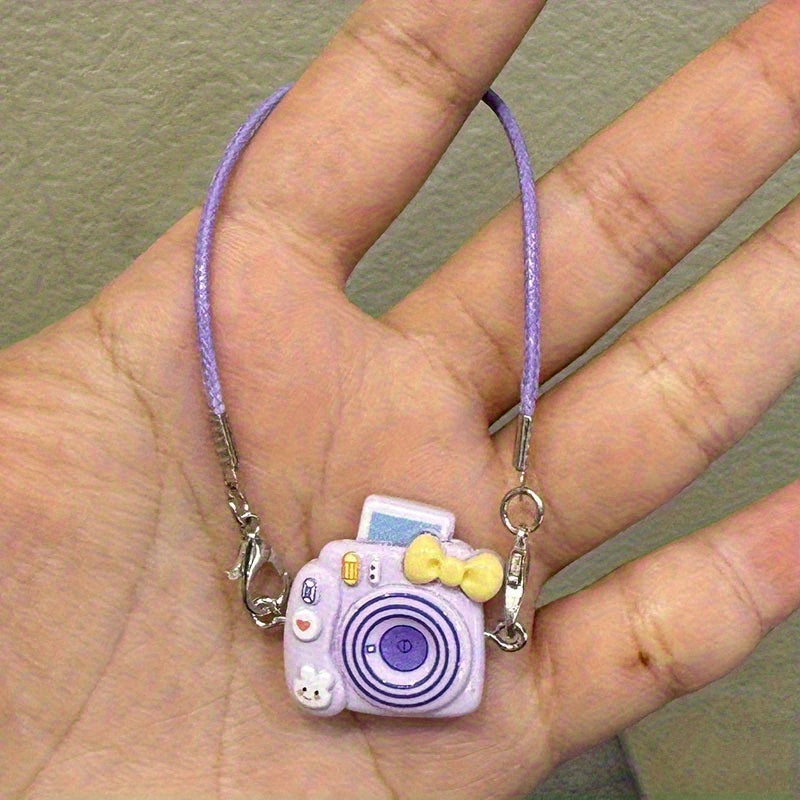 1-Pack Mini Camera Model, White ABS Resin Material, No Electricity Required, Perfect for Doll House Decoration, 18+ Age Group