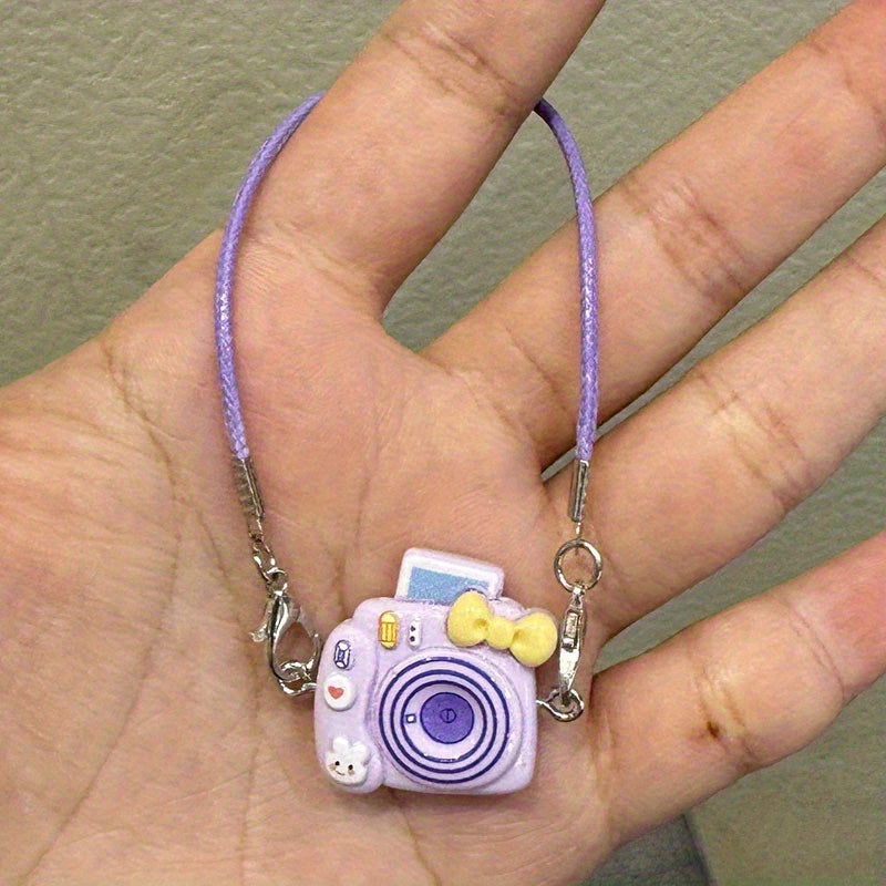 1-Pack Mini Camera Model, White ABS Resin Material, No Electricity Required, Perfect for Doll House Decoration, 18+ Age Group