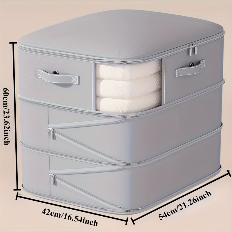 Large Capacity Oversized Portable Compression Storage Bag, Suitable for Clothes, Quilts, Pillows, Sofa Cushions, Duvets, Ideal for Bedrooms and Living Rooms, Space-Saving Organizer Helper, 4 Styles Available