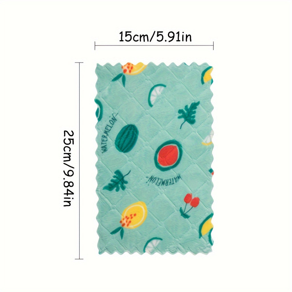 [Super Absorbent] Reusable Dish Cellulose Sponge Cloths | 5pcs/10pcs/15pcs/30pcs | Cellulose/Coral Fleece | Super Absorbent, Washable, Fast Drying | Kitchen/Dish Cleaning