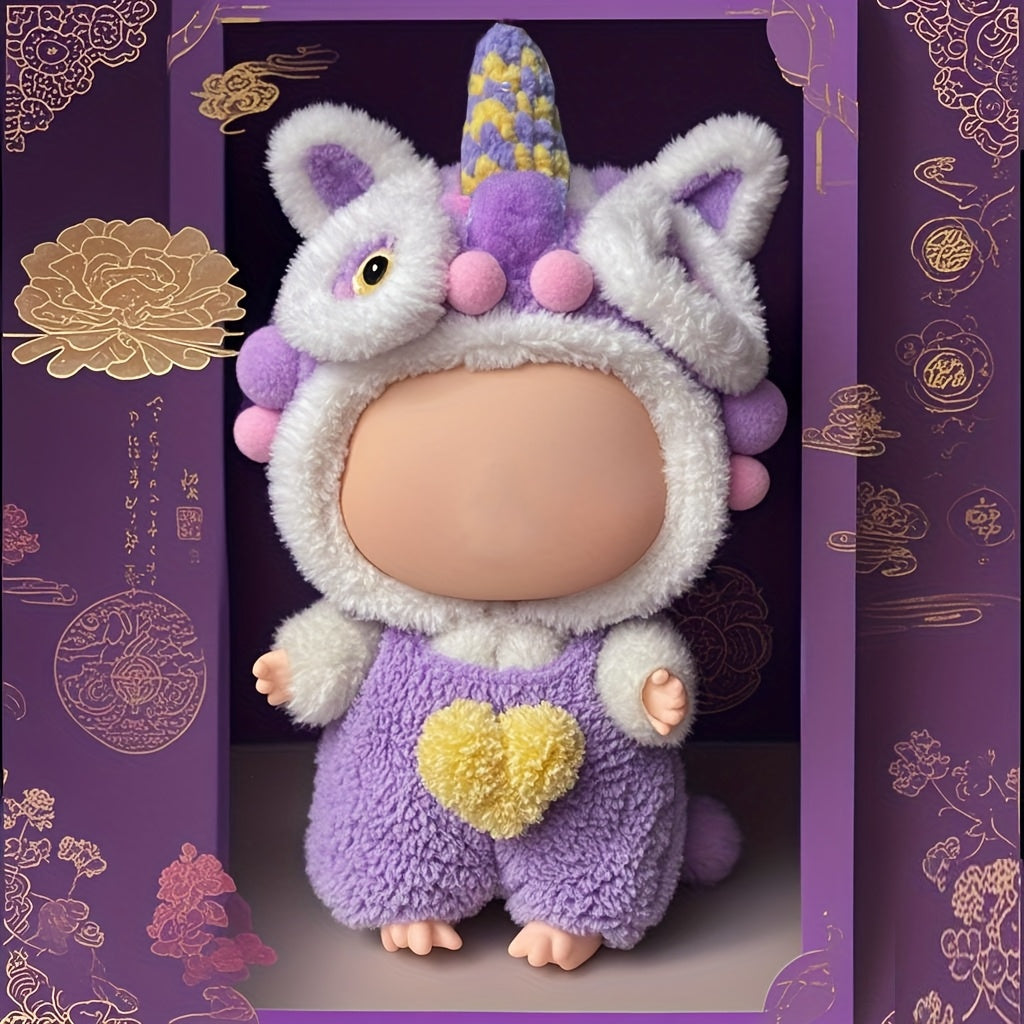 No doll, New LABUBU doll clothing accessories for 2025 | Dollhouse decoration, free dressing and wearing | Handwoven, Chinese style, Chinese elements. Suitable for all versions of Labubu, ALBUBU3.0