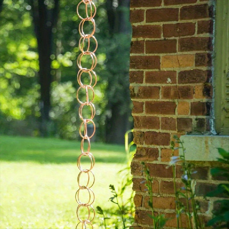 Metal Wind Chimes - Charming Butterfly Rain Chain Garden Art, Indoor/Outdoor Decorative Iron Crafts