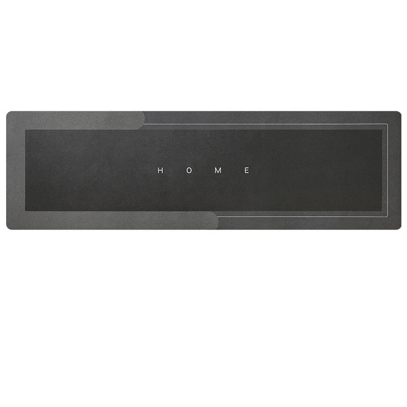 [1pc Non-Slip Kitchen Mat] 1pc Super Non-Slip Diatom Mud Kitchen Mat | 3mm Thick, 2.0kg/m², Natural Rubber Base, Scratch-Resistant, Easy to Clean & Wipe | Comfortable Standing Mat for Kitchens, Bathrooms, Entryways - Black, Multiple Sizes Available