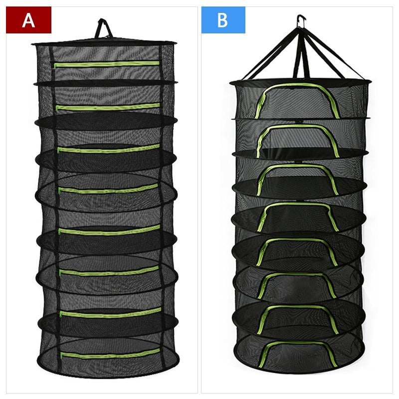 1pc Multi-Layer Drying Net Bag - Efficiently Dries Herbs, Fish, and Delicates, Provides Ample Hanging Storage, Organizes and Maximizes Storage Capacity - Ideal for Home Organization and Decluttering, Must-Have Storage Supply