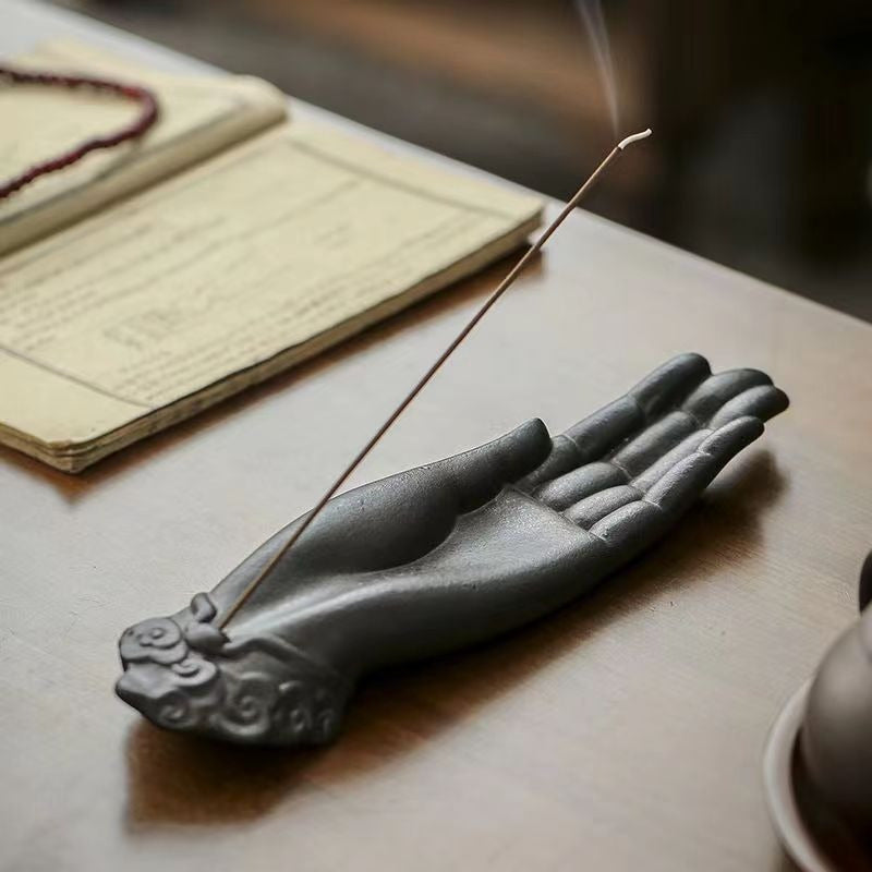 1pc, Buddha Hand Incense Stick Holder