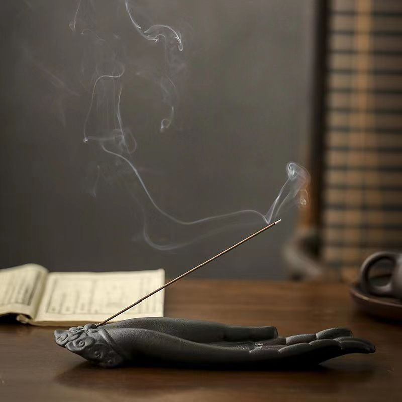 1pc, Buddha Hand Incense Stick Holder