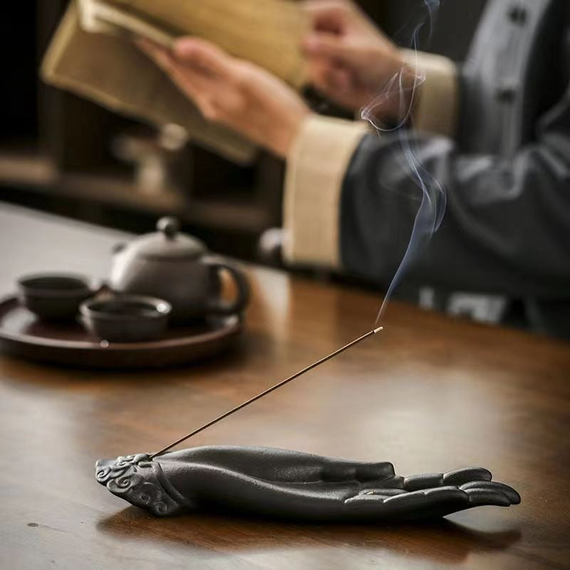 1pc, Buddha Hand Incense Stick Holder