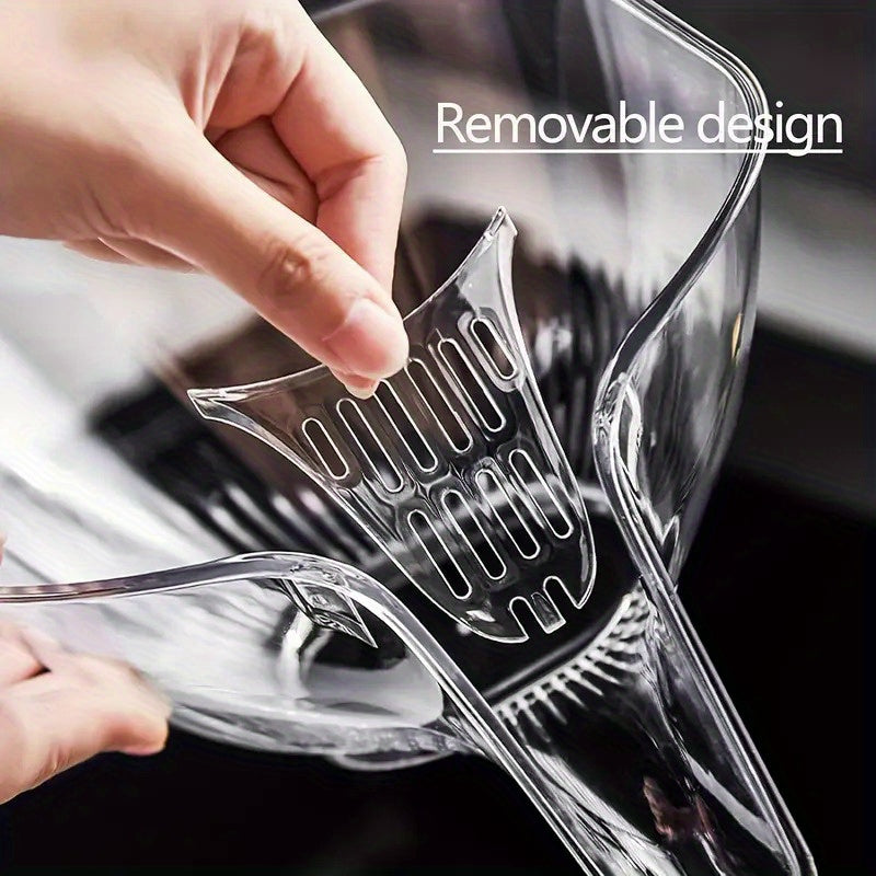 High-Quality, Versatile Kitchen Drain Basket - Multifunctional Plastic Strainer with Funnel for Vegetables, Pasta, Fruit & Salad - Perfect for BBQs & Outdoor Cooking