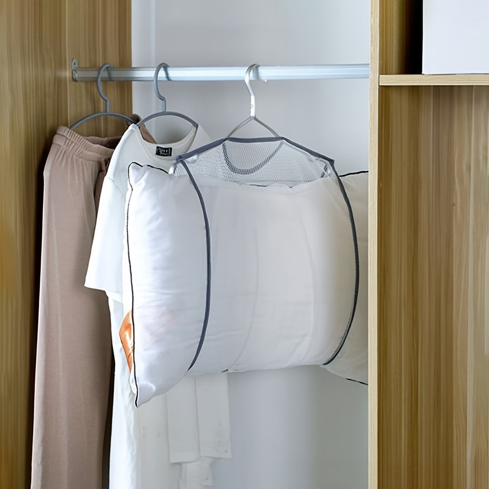 1/2pcs Multi-Functional Laundry Drying Net for Pillows And Toys, Fabric Care, Space-Saving And Organizing Mesh Bag