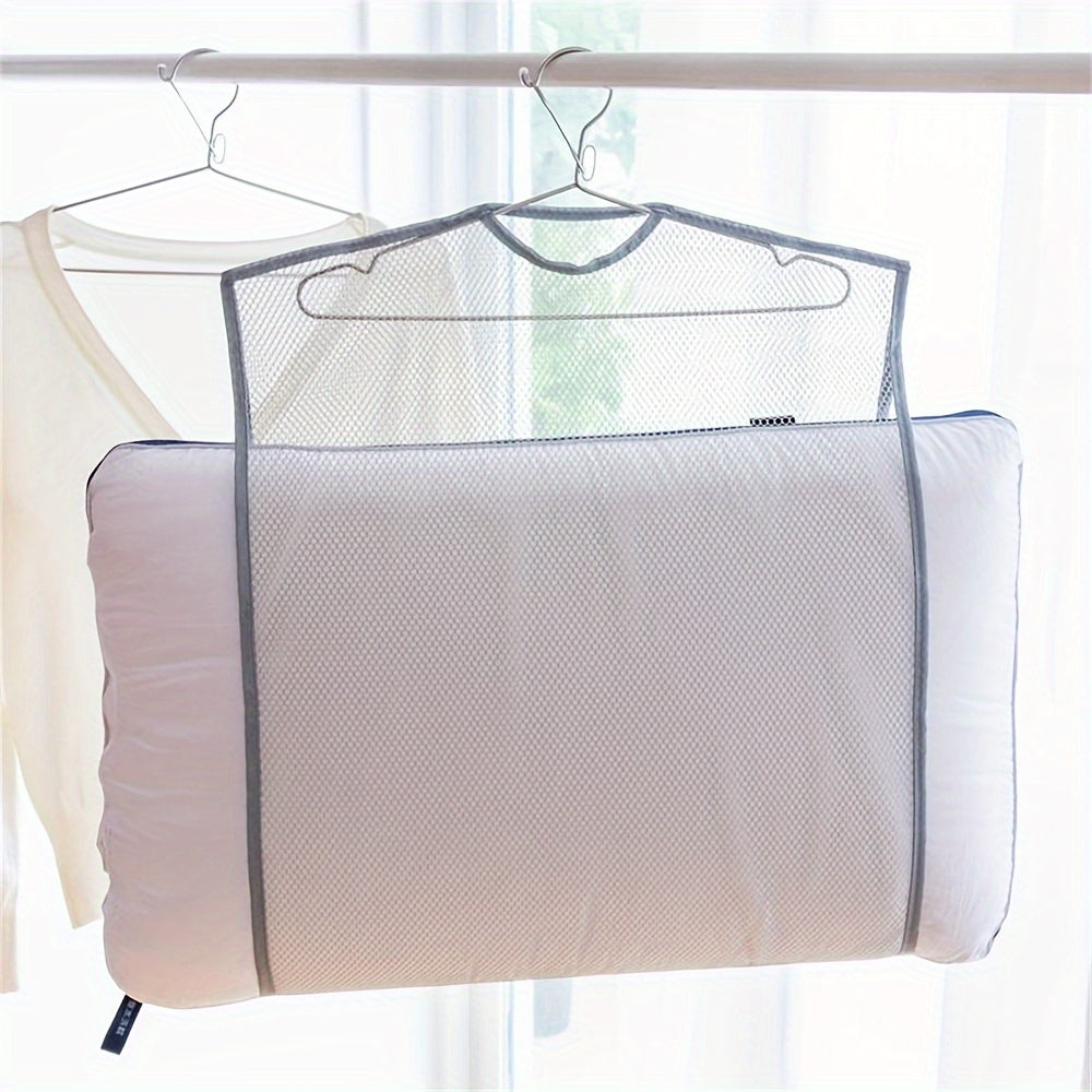 1/2pcs Multi-Functional Laundry Drying Net for Pillows And Toys, Fabric Care, Space-Saving And Organizing Mesh Bag