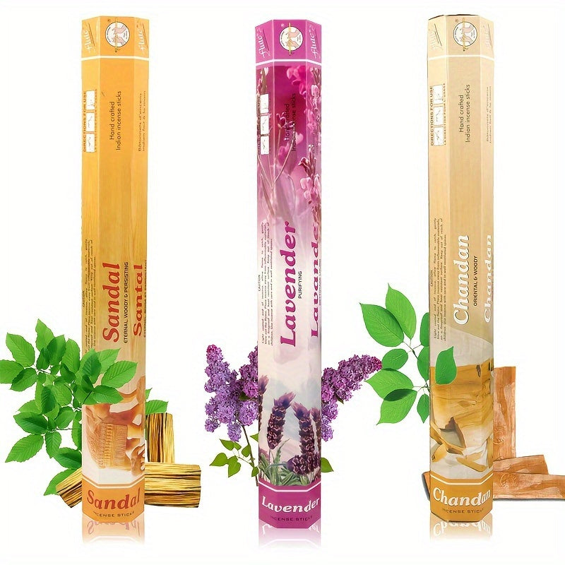 20 sticks/box - 35 scents to choose from, including incense, rose, jasmine, osmanthus and amber. These incense sticks are perfect for air purification in living rooms, bedrooms, and hotels, and are also suitable for offices and entertainment venues to rel