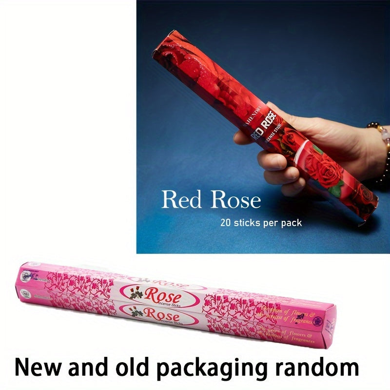 20 sticks/box - 35 scents to choose from, including incense, rose, jasmine, osmanthus and amber. These incense sticks are perfect for air purification in living rooms, bedrooms, and hotels, and are also suitable for offices and entertainment venues to rel