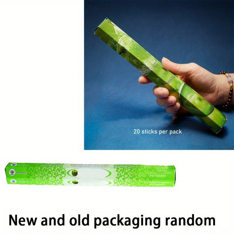 20 sticks/box - 35 scents to choose from, including incense, rose, jasmine, osmanthus and amber. These incense sticks are perfect for air purification in living rooms, bedrooms, and hotels, and are also suitable for offices and entertainment venues to rel