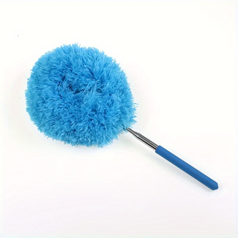 Versatile Microfiber Duster with Extendable Pole - Washable & Reusable for High Ceilings, Fans, Furniture & Cars - Ideal for Bedroom, Living Room & Kitchen Cleaning