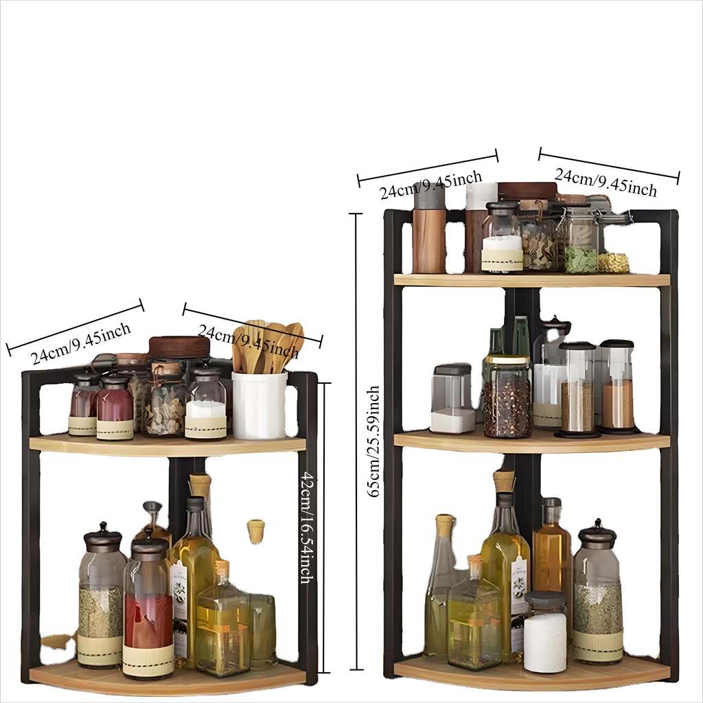 Versatile Corner Storage Shelf for Kitchen
