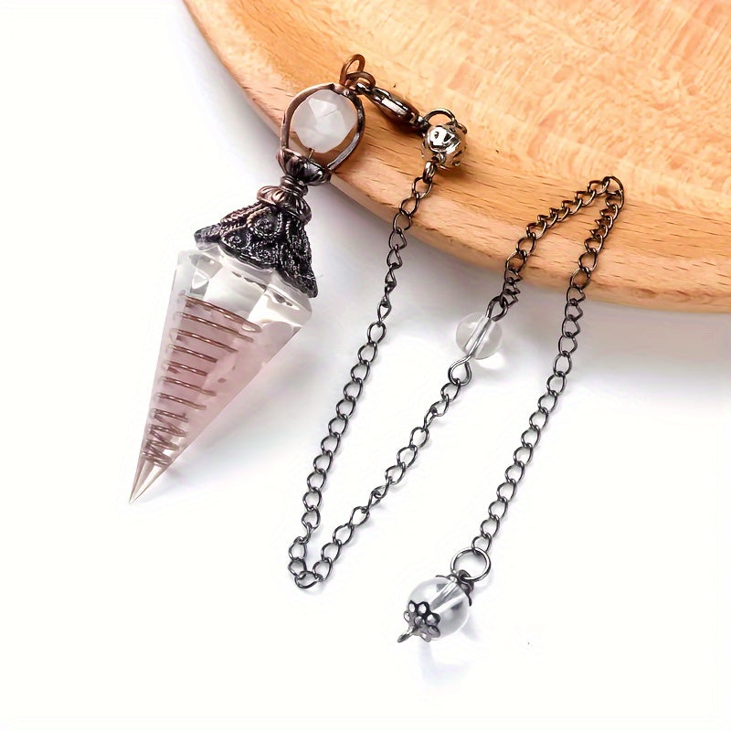Hexagonal Pendulum Necklace for Balance & Divination - Ideal Gift Choice, DIY Crafts, Jewelry Patterns, DIY Jewelry Crafting Accessories