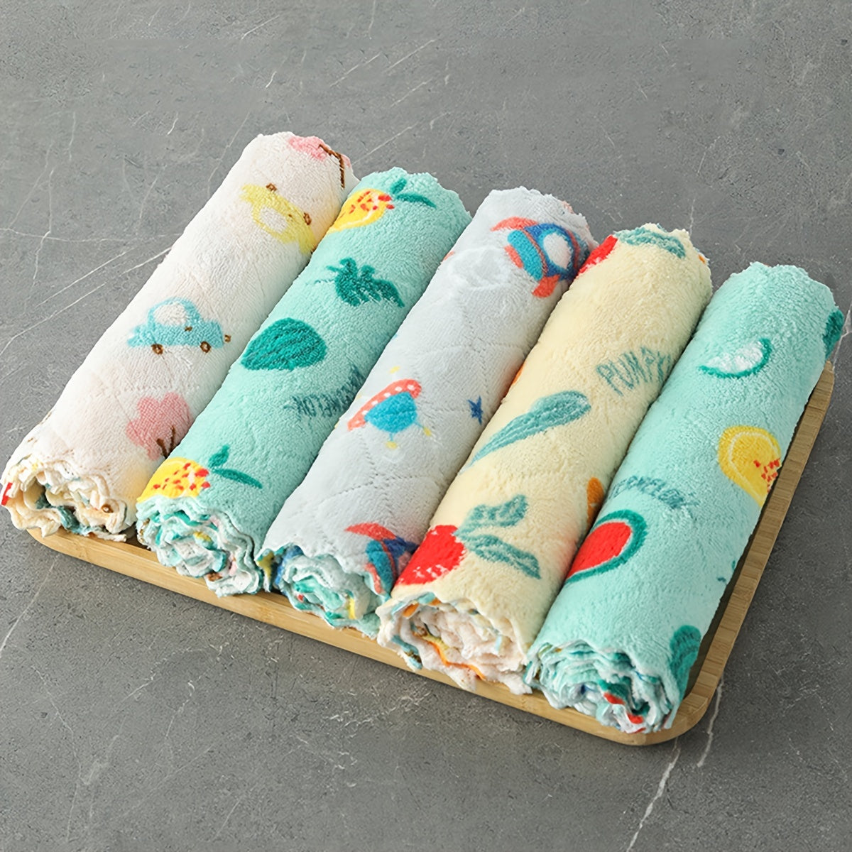 [Super Absorbent] Reusable Dish Cellulose Sponge Cloths | 5pcs/10pcs/15pcs/30pcs | Cellulose/Coral Fleece | Super Absorbent, Washable, Fast Drying | Kitchen/Dish Cleaning