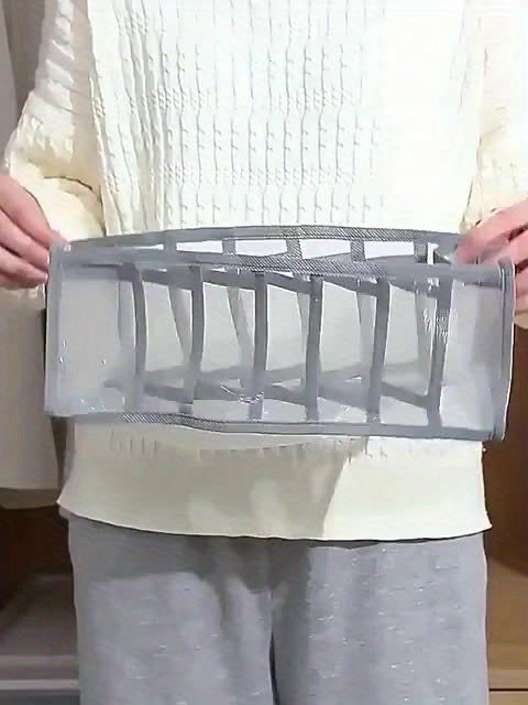 [7 Stackable Storage Bins] 7 Stackable Fabric Storage Bins