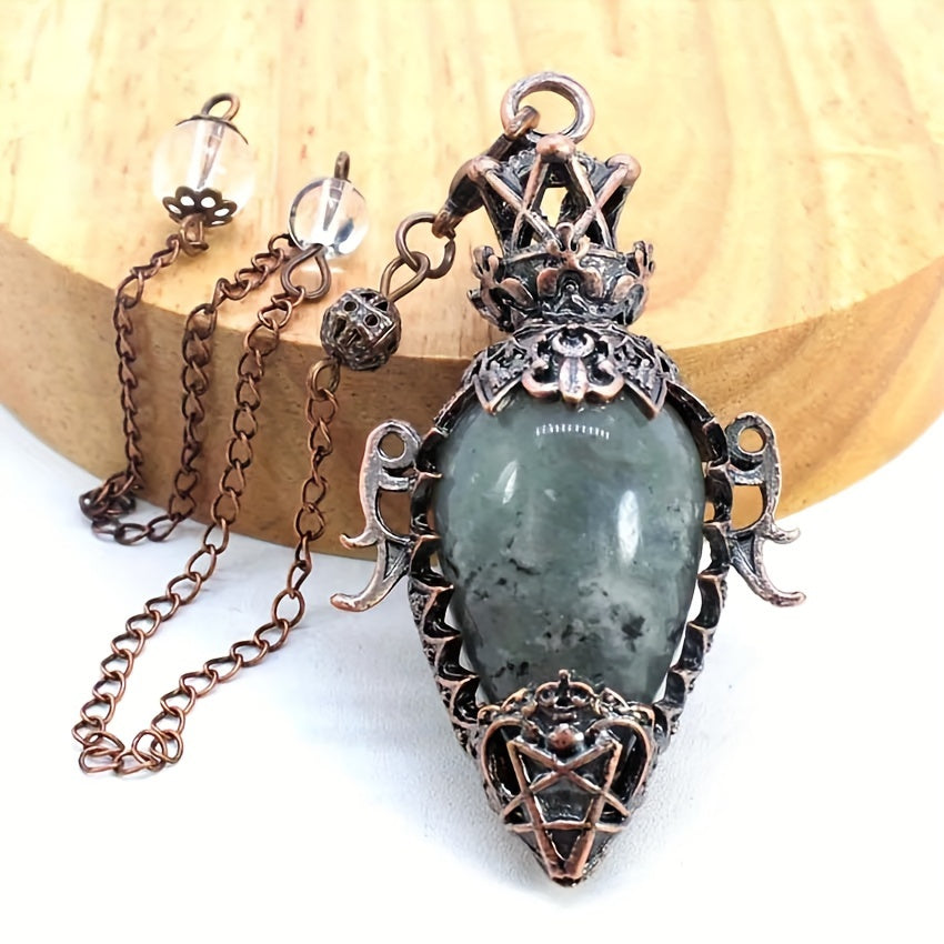 1pc Artificial Crystal Gemstone Hollow Bottle Shape Suitable for Home Fortune Telling Game Quartz Pendant, Ornament Home Office Desktop Decoration Crafts New Year, Valentine's Day, Easter Gift Small Statue Ornaments