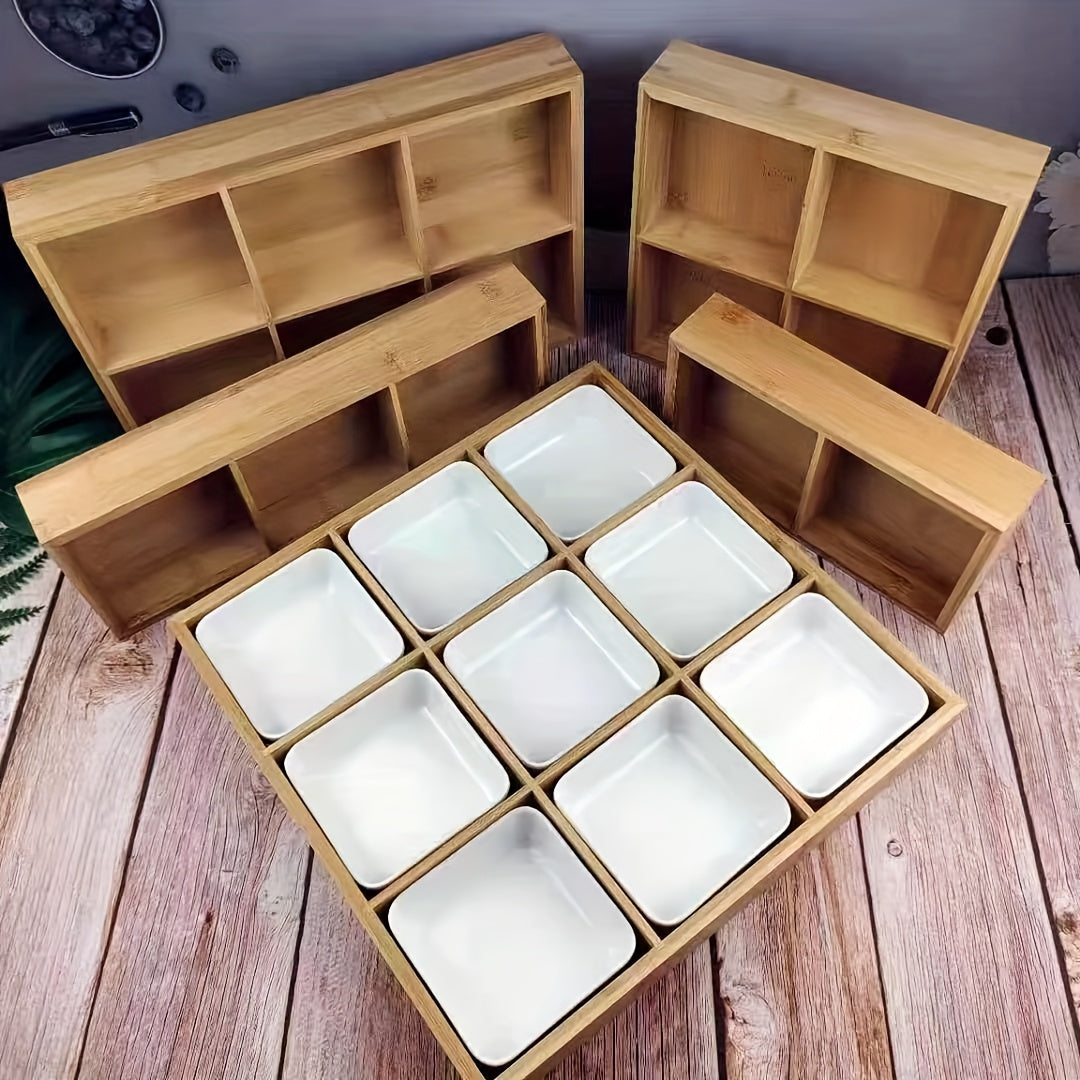 9-Box Grid Dry Fruit Platter