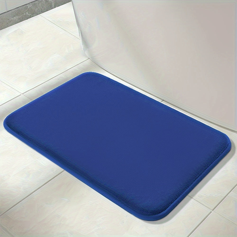 1pc Soft Floor Mat, Absorbent & Quick-drying Kitchen Floor Carpet, Non-slip Entry Doorway Floor Rug, Comfortable Memory Foam Cushioned Bathroom Foot Pad, For Bathroom Bedroom Kitchen Living Room Corrido, Ideal Living Room Supplies, Home Decoration