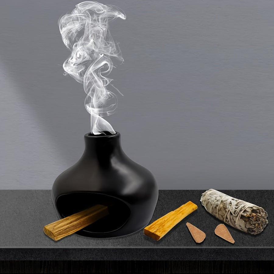 White Ceramic Incense Burner