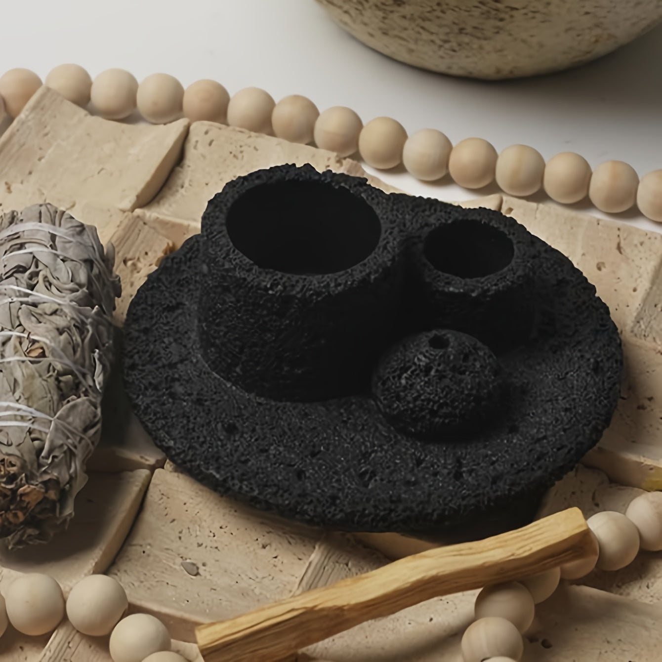 1PC Resin Starry Sky Texture Design Incense Burner