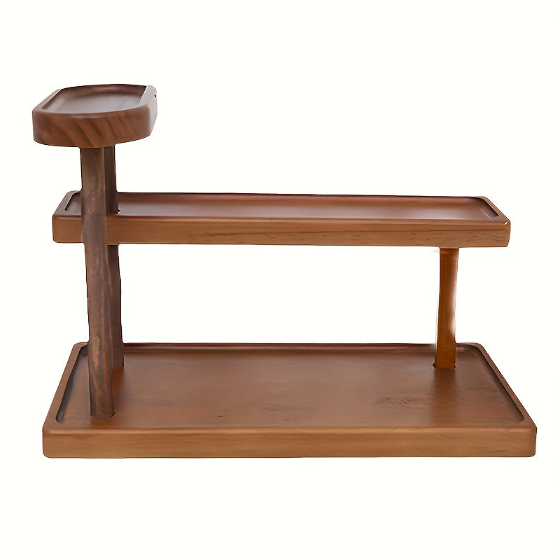Chic Wooden Multi-Tier Desktop Organizer