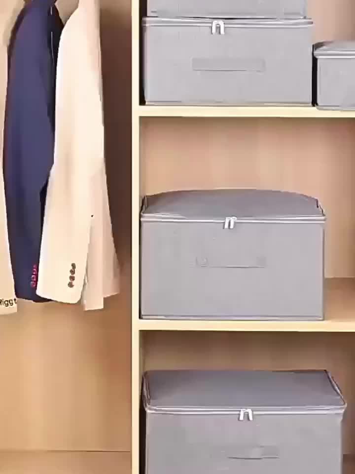 Extra-Large Stackable Storage Boxes - Multifunctional Space-Saving Organizers, Suitable for Closets, Bedrooms, Kitchens, Etc. - an Ideal Choice for Toys, Books, Clothes, And Linens.