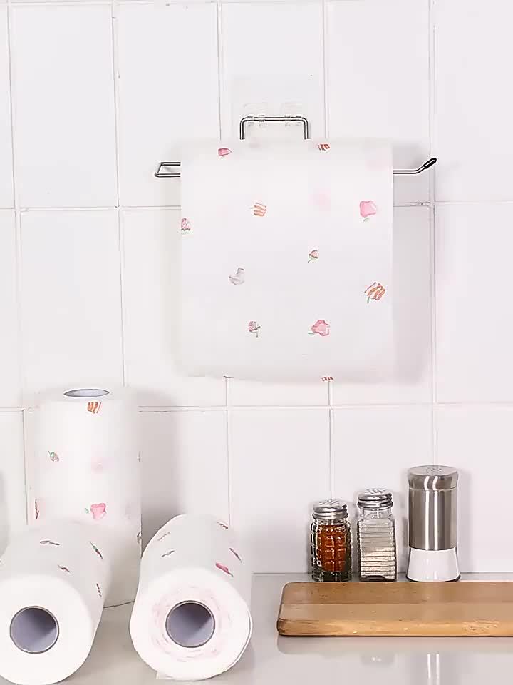 400pcs Washable Kitchen Paper Towels - Absorbent, Non-Stick Oil-Absorbent Roll, Durable Polyester Fabric, Ideal for Kitchen, Car, Living Room, Toilet, Bedroom, Kitchen Cleaning Essentials | Decorative Kitchenware | Washable Fabric