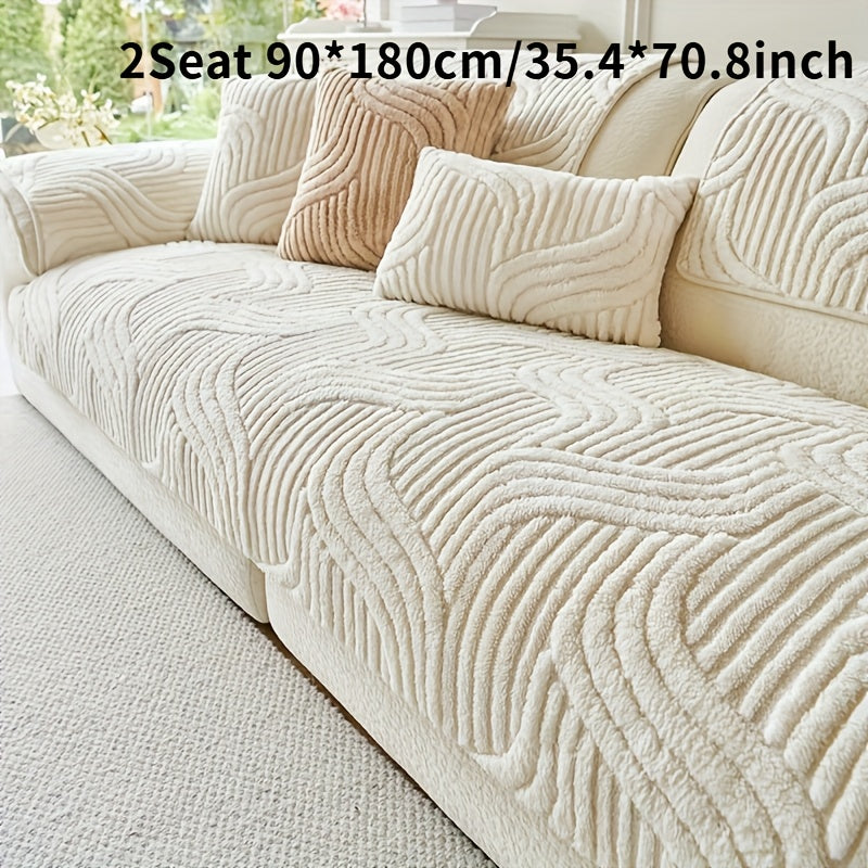 Luxurious Plush Non-Slip Sofa Mat