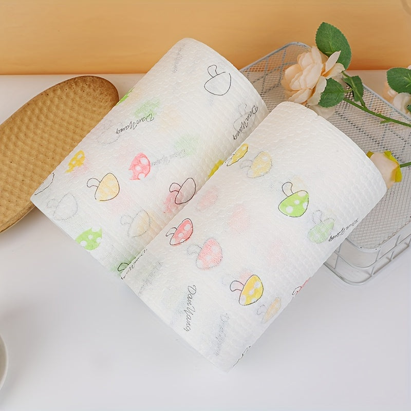 400pcs Washable Kitchen Paper Towels - Absorbent, Non-Stick Oil-Absorbent Roll, Durable Polyester Fabric, Ideal for Kitchen, Car, Living Room, Toilet, Bedroom, Kitchen Cleaning Essentials | Decorative Kitchenware | Washable Fabric