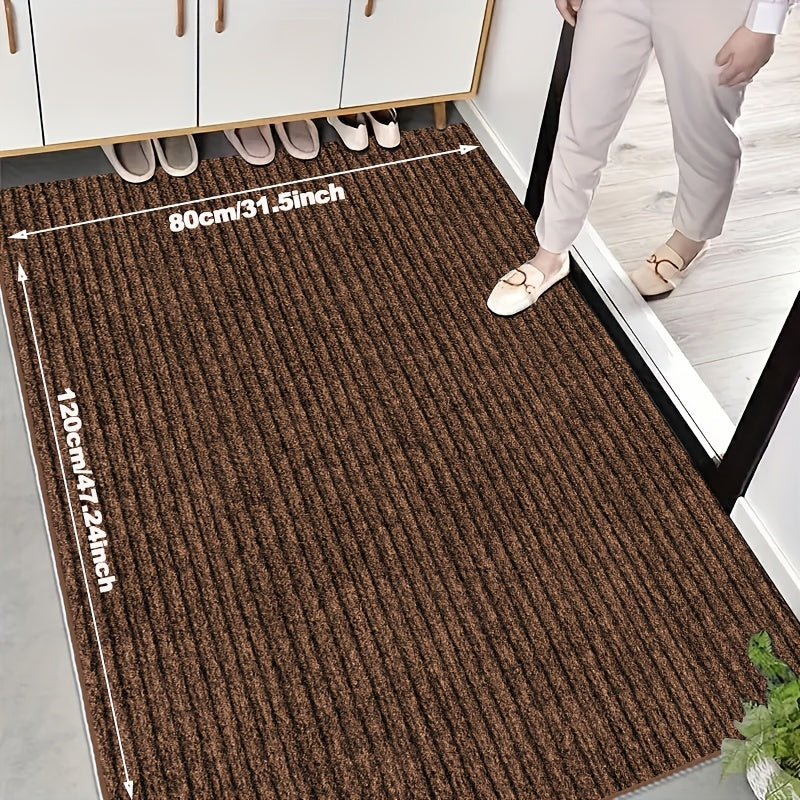 Entryway Mat, Dog Door Mat Indoor Door Mat for Entrance, Non Slip Absorbent Low Profile Front Doormat, Rubber Backing Indoor Outdoor Entrance, Trapping Welcome Mats, Dog Door Mat for Muddy Paws Absorbs Moisture, Washable Mat, Quick Dry mat