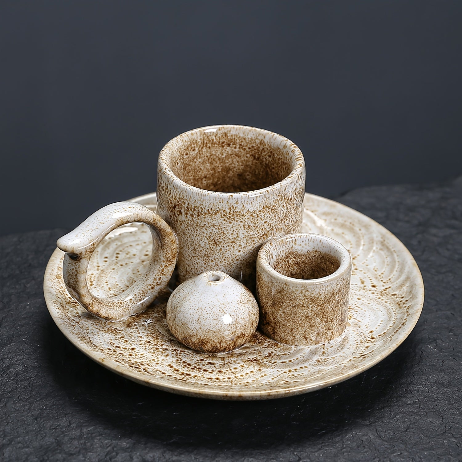 1PC 4 IN 1 Premium Ceramic Incense Burner