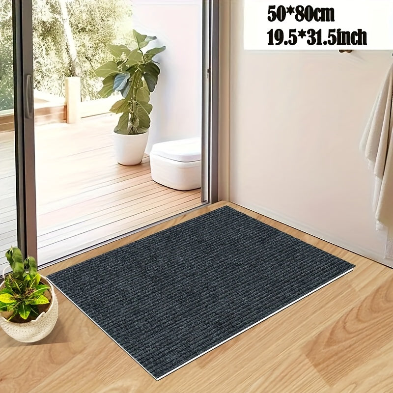 Entryway Mat, Dog Door Mat Indoor Door Mat for Entrance, Non Slip Absorbent Low Profile Front Doormat, Rubber Backing Indoor Outdoor Entrance, Trapping Welcome Mats, Dog Door Mat for Muddy Paws Absorbs Moisture, Washable Mat, Quick Dry mat