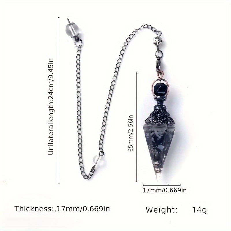 Hexagonal Pendulum Necklace for Balance & Divination - Ideal Gift Choice, DIY Crafts, Jewelry Patterns, DIY Jewelry Crafting Accessories