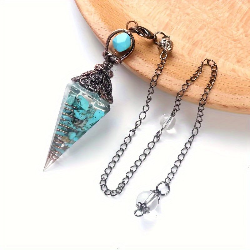 Hexagonal Pendulum Necklace for Balance & Divination - Ideal Gift Choice, DIY Crafts, Jewelry Patterns, DIY Jewelry Crafting Accessories