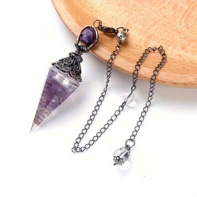 Hexagonal Pendulum Necklace for Balance & Divination - Ideal Gift Choice, DIY Crafts, Jewelry Patterns, DIY Jewelry Crafting Accessories