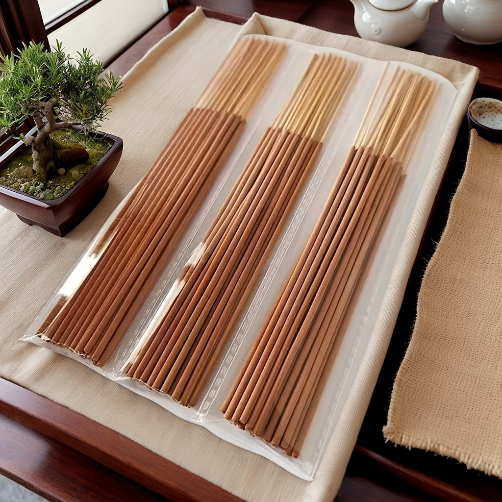 12/28/55/110/202pcs Sandalwood Cappuccino incense Sticks, 22.0 cm, spiritual items,Suitable for Yoga and Meditation, Purify the Mind, Eliminate Negative Energy, Relaxation, Office Use, Reading,Home Fragrance- Perfect Gift